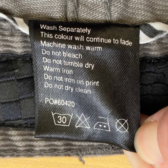 Alpinestars Gray Corduroy Straight Leg Pants Size 36 Riding Motorcycle - Picture 11 of 14